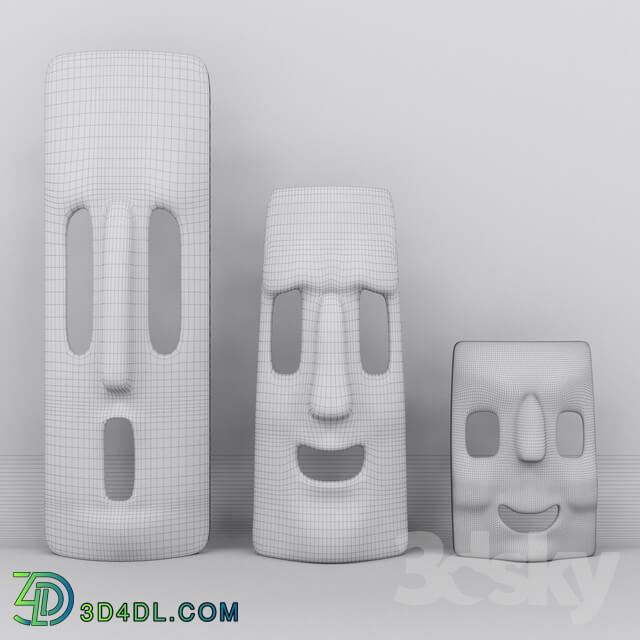 Decorative set - Modern mask