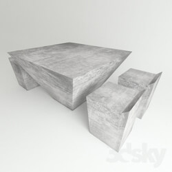 Table _ Chair - Cube variations 