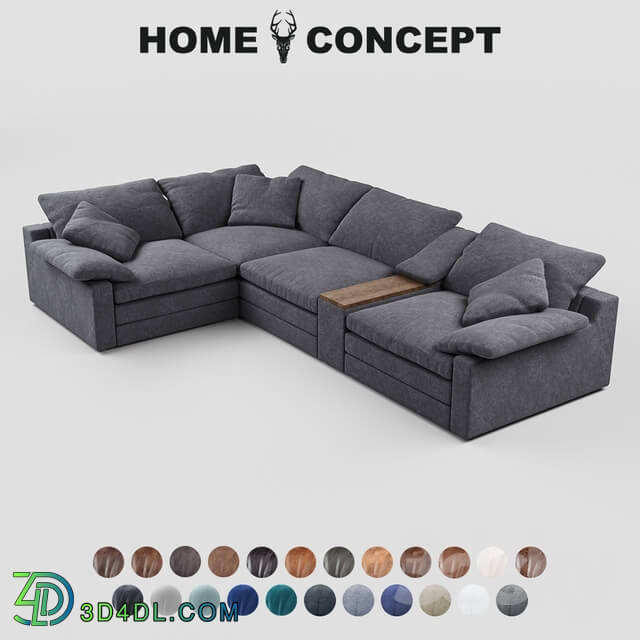 Sofa - OM Corner modular sofa Alto_ Alto Sectional Group