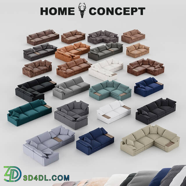 Sofa - OM Corner modular sofa Alto_ Alto Sectional Group