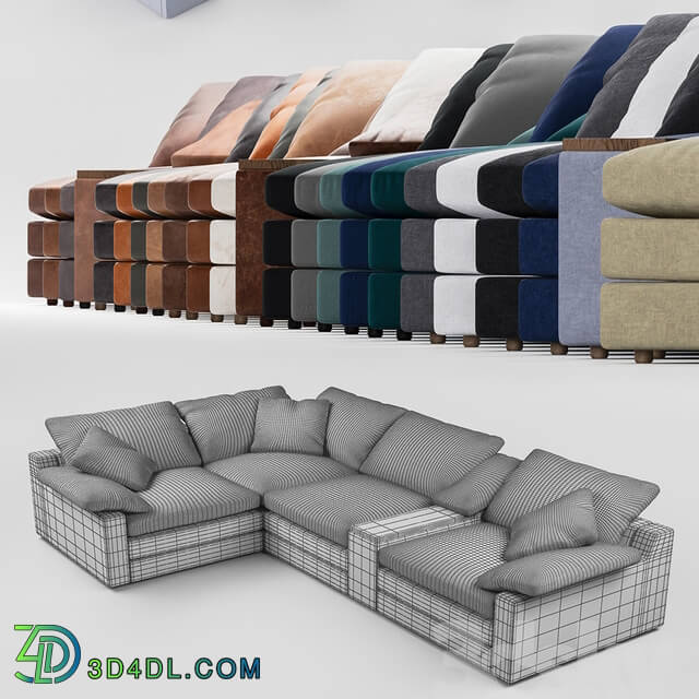 Sofa - OM Corner modular sofa Alto_ Alto Sectional Group