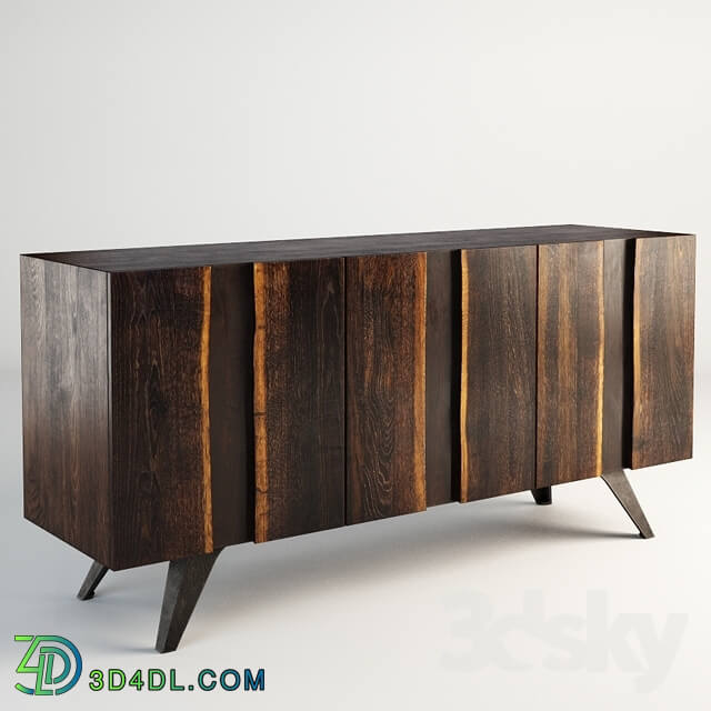 Sideboard _ Chest of drawer - GRAMERCY HOME - BRAND VERTICAL SIDEBOARD 511.017-SE