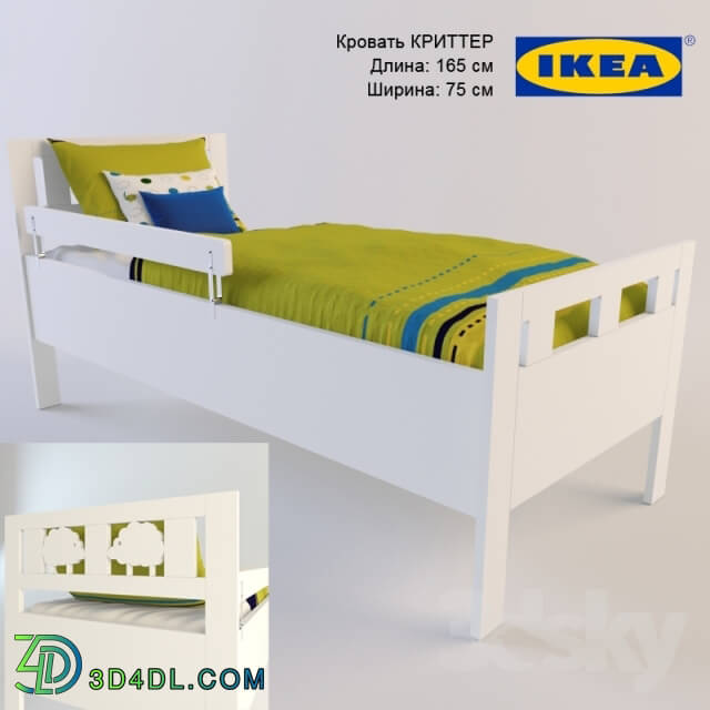 Bed - Bed IKEA CRITTER