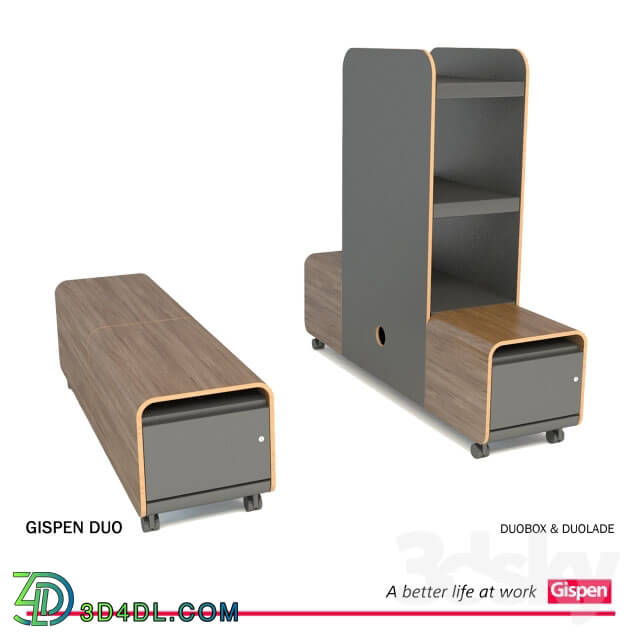 Office furniture - Cupboard and closet Duo from Gispen