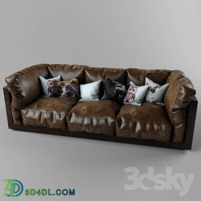 Sofa - Leather sofa