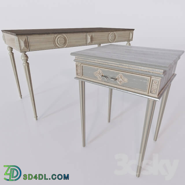 Sideboard _ Chest of drawer - Blanc Divoire set_ chevet INES_ NEW bureau MATHIS