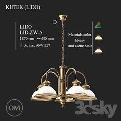 Ceiling light - KUTEK _LIDO_ LID-ZW-5 