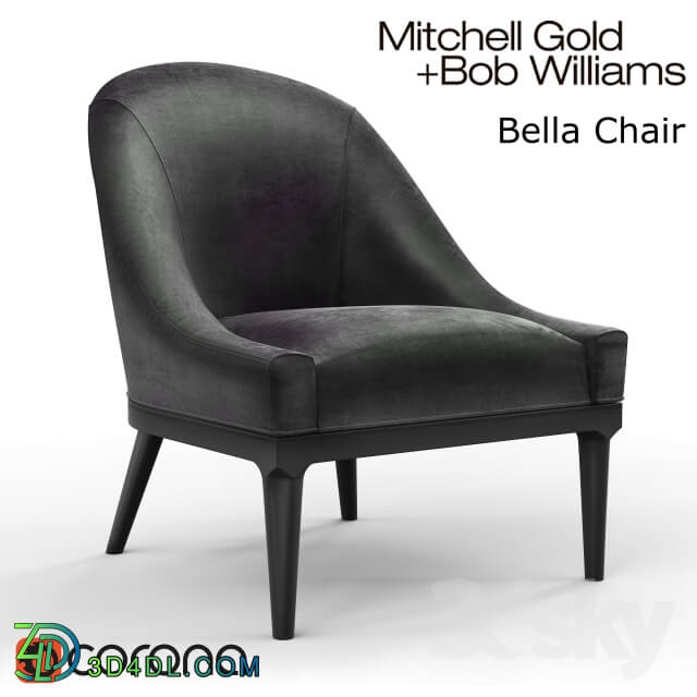 Arm chair - BELLA CHAIR by Mitchell Gold and Bob Williams