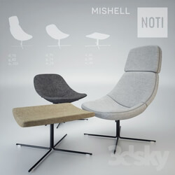 Arm chair - Noti Mishell Armchair Legs 