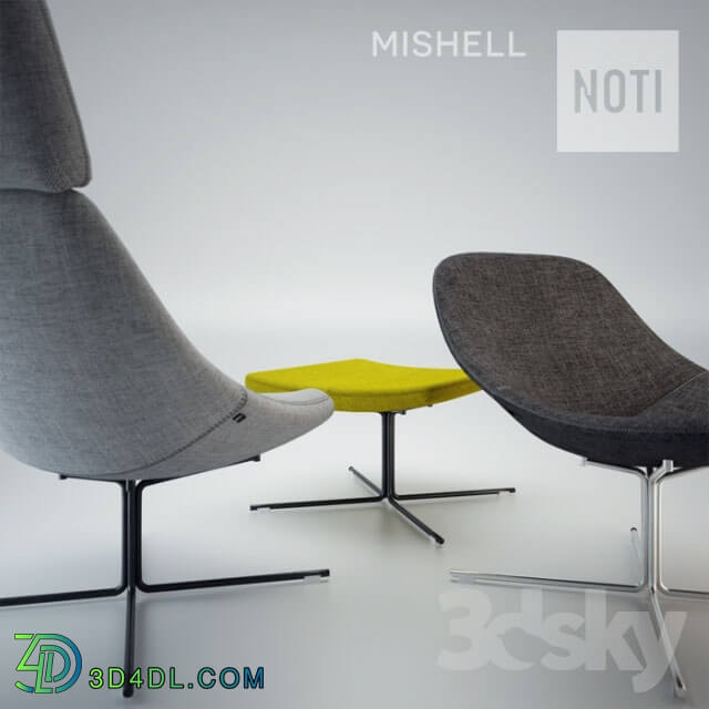 Arm chair - Noti Mishell Armchair Legs