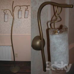 Floor lamp - Sil lux floor lamp and BRA lp 6 192d 