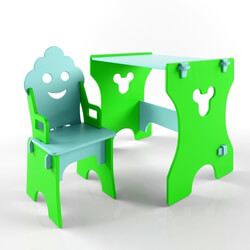 Table _ Chair - set of table and chair _quot_gnome_quot_ 