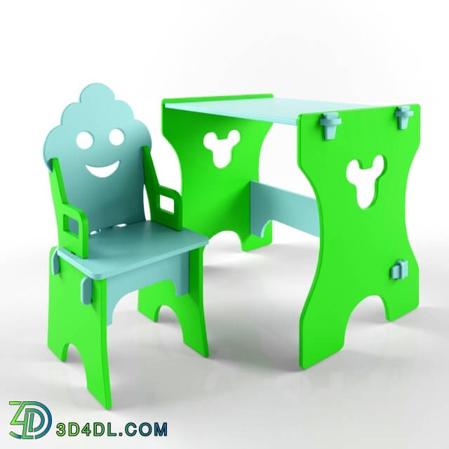 Table _ Chair - set of table and chair _quot_gnome_quot_