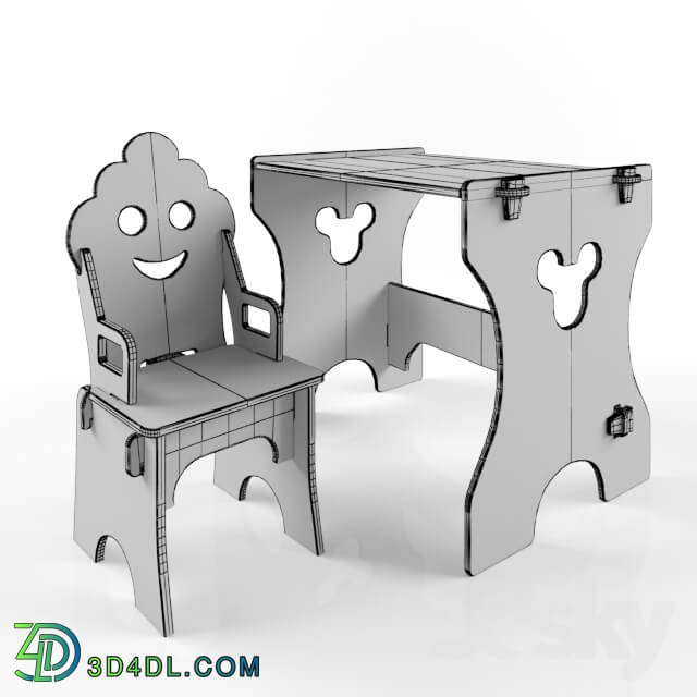 Table _ Chair - set of table and chair _quot_gnome_quot_