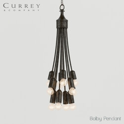 Ceiling light - Chandelier Currey_Company Bolby Pendant 