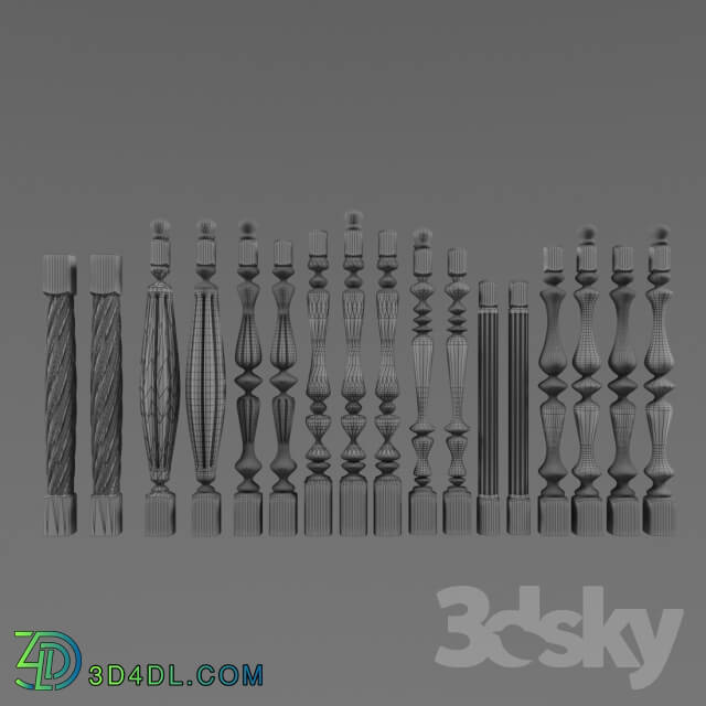 Staircase - Balusters for stairs