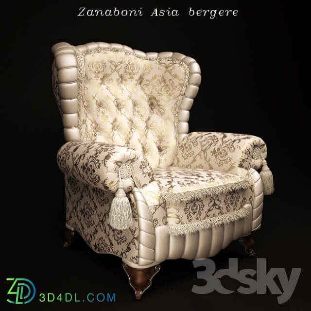 Arm chair - Zanaboni Asia bergere