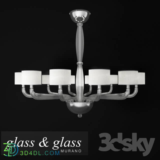 Ceiling light - Glass _Glass 25010 _ 12p