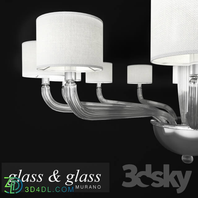 Ceiling light - Glass _Glass 25010 _ 12p