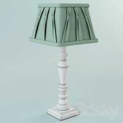 Table lamp - Tate Cream Wooden Lamp 