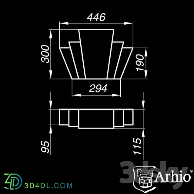 Decorative plaster - Keystone AZ30-3 Arhio_