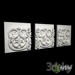 Decorative plaster - Panels AFL50-54 