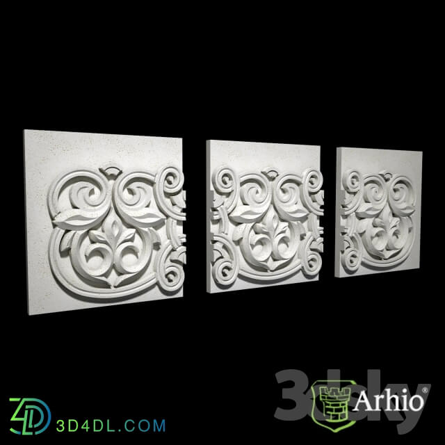 Decorative plaster - Panels AFL50-54