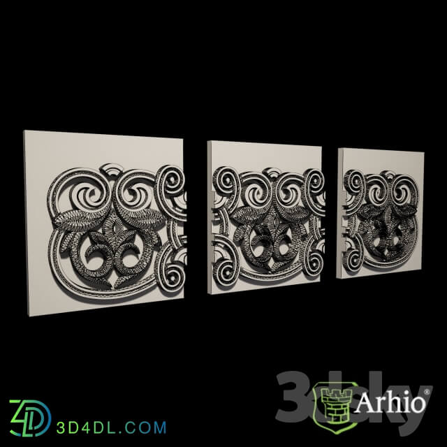 Decorative plaster - Panels AFL50-54