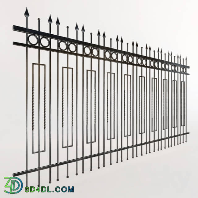 Other architectural elements - Element forged fence