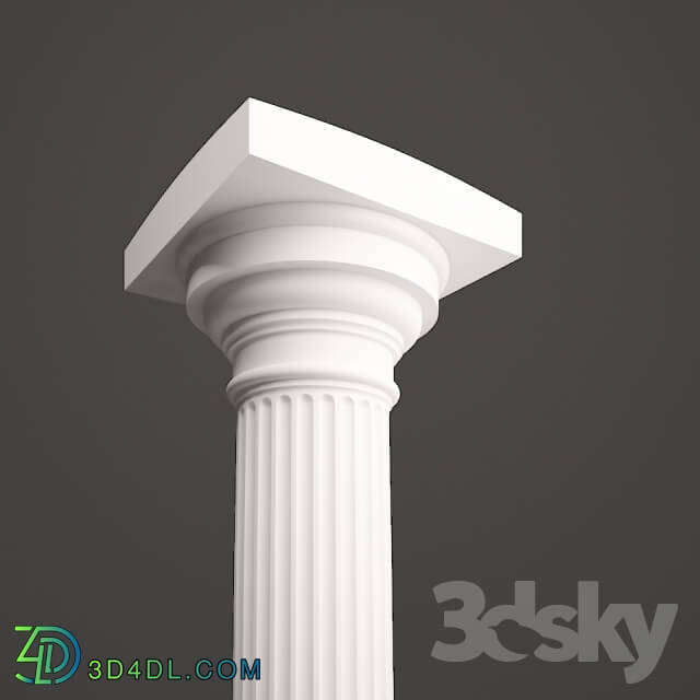 Decorative plaster - Greek Column