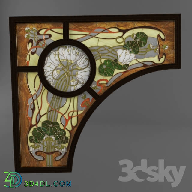 Doors - Stained-glass window