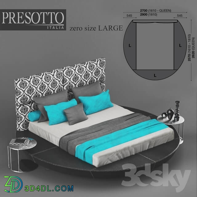 Bed - Presotto_Zero_Bed