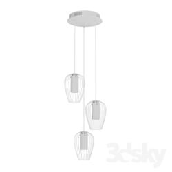 Ceiling light - 94341 LED suspension VENCINO_ Ø380_ 3x6W _LED__ steel_ white 
