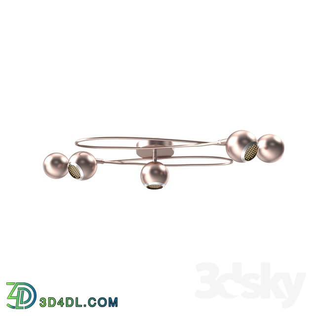 Ceiling light - 94251 LED chandelier LOCANDA_ 5x3W _GU10__ steel_ nickel matt _ chrome