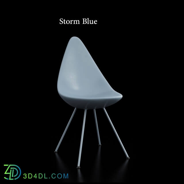 Chair - Fritz Hansen Drop Chair Free Model