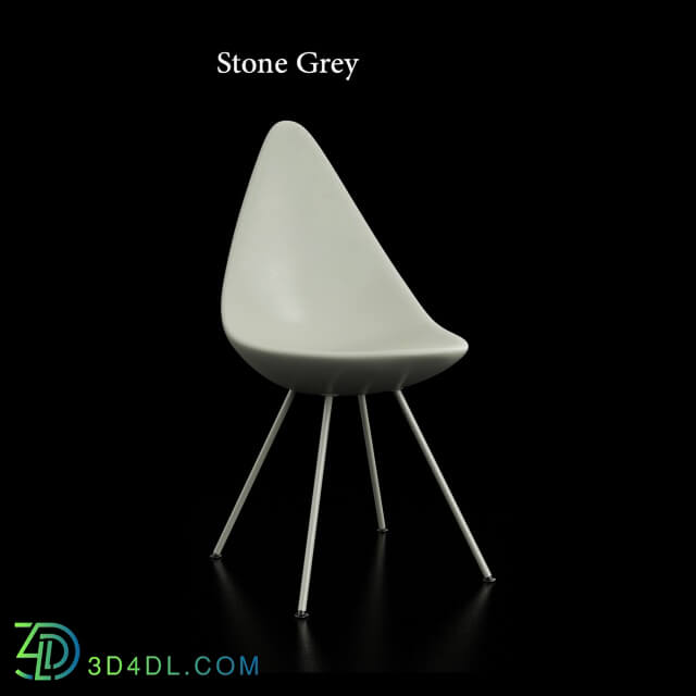 Chair - Fritz Hansen Drop Chair Free Model