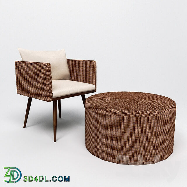 Arm chair - Wicker chair