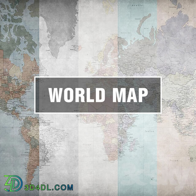 Wall covering - Factura _ WORLD MAP