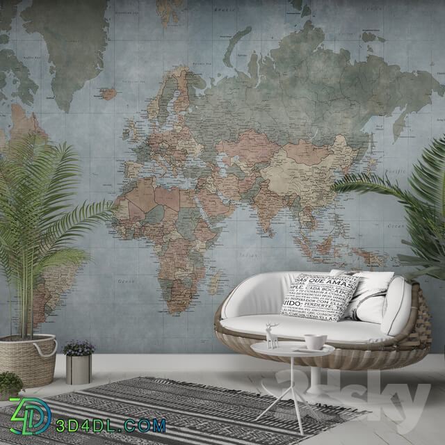 Wall covering - Factura _ WORLD MAP