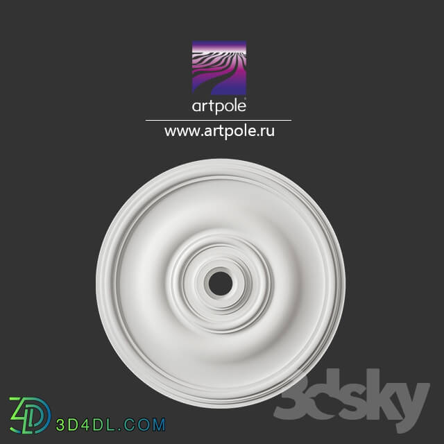 Decorative plaster - Ceiling outlet