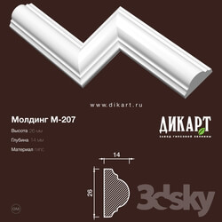 Decorative plaster - www.dikart.ru M-207 26Hx14mm 7.6.2019 