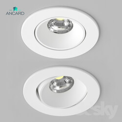 Spot light - Rotary recessed recessed lighting fixture from Ancard 