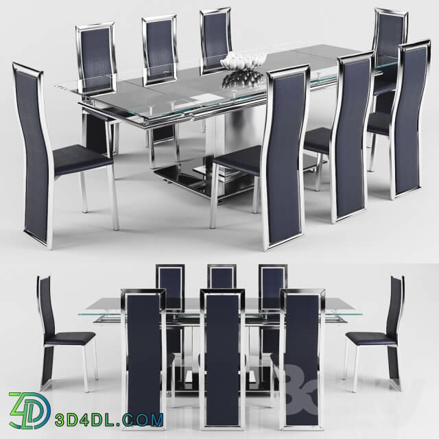 Table _ Chair - DINING TABLE 3