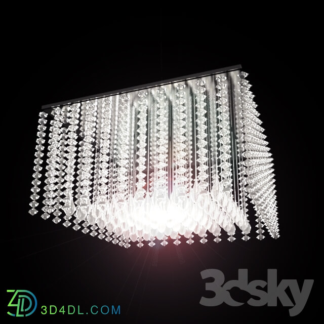 Ceiling light - Chandelier with lenses