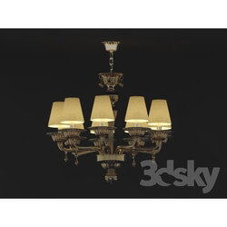 Ceiling light - Murano Cristallo Oro 