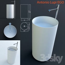 Wash basin - Antonio Lupi EGO Corian_ d45cm 