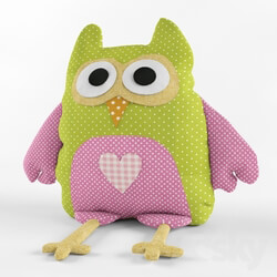 Toy - Textile owl toy 