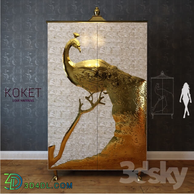 Wardrobe _ Display cabinets - KOKET _ Armoire CAMILIA