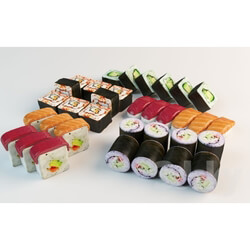 Food and drinks - Set Sushi rolls and sushi 