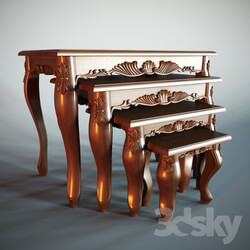 Table - Javin furniture_Nesting Tables_ Set of 4 
